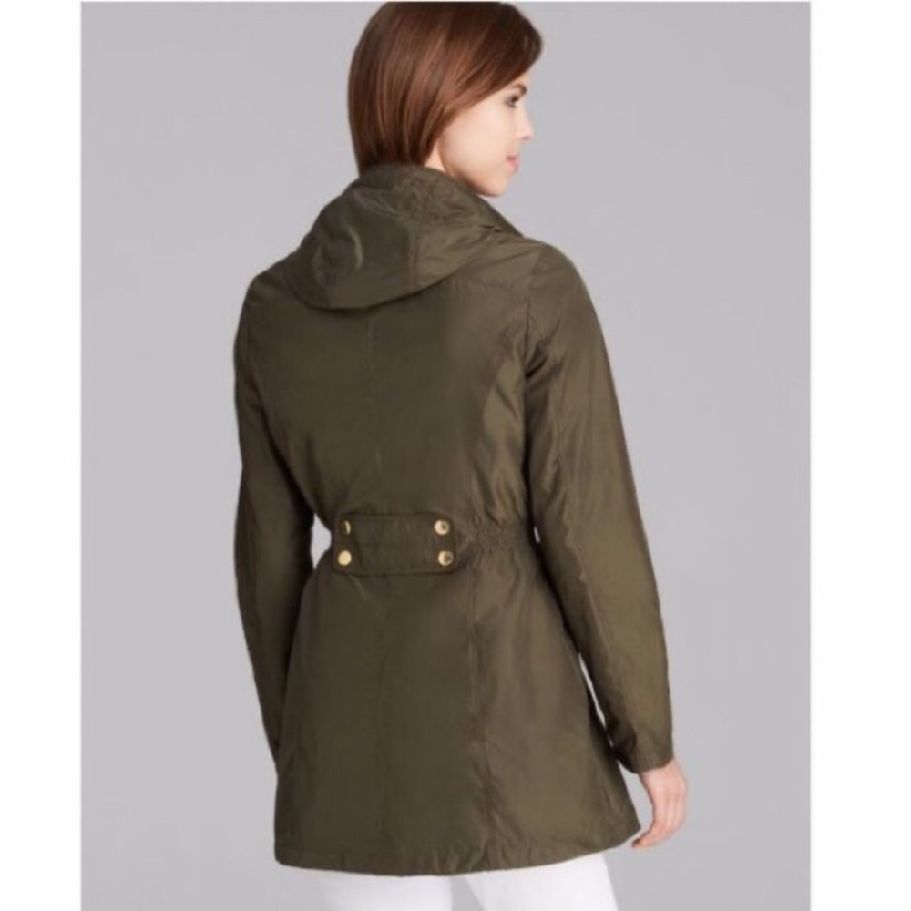 Laundry by Shelli Segal olive green Windbreaker